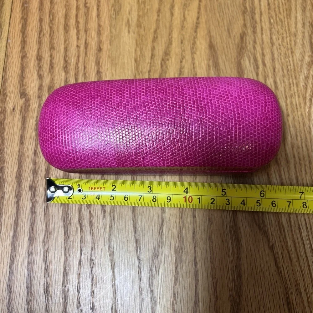 Lily Pulitzer Eye Glasses Case Hot Magenta Pink Hard Clamshell